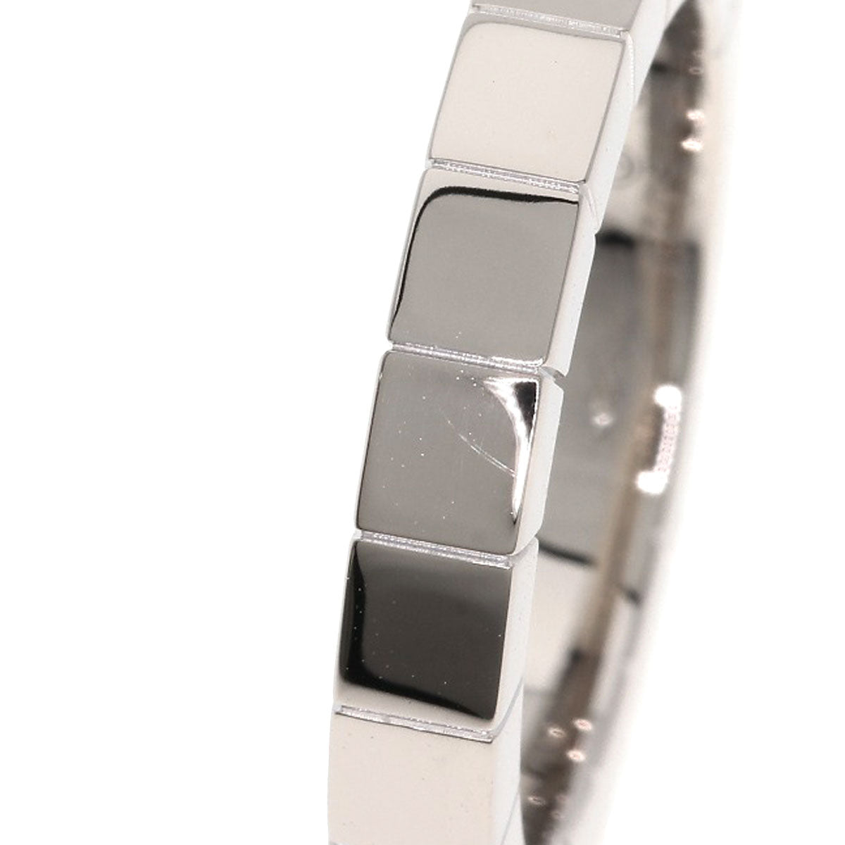 CARTIER   Ring Laniere # 48 K18 White Gold Ladies