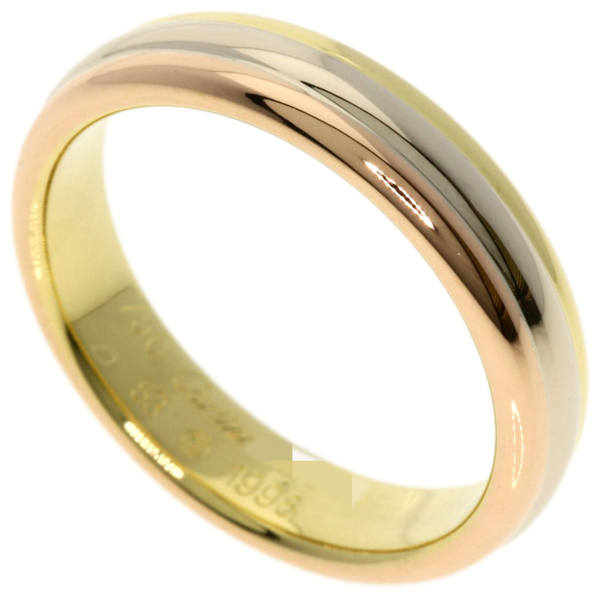 CARTIER   Ring Louis Cartier Vendome Three Color #53 K18 Yellow Gold K18 White GoldLadies