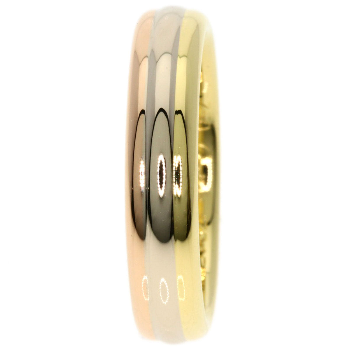 CARTIER   Ring Louis Cartier Vendome Three Color #53 K18 Yellow Gold K18 White GoldLadies