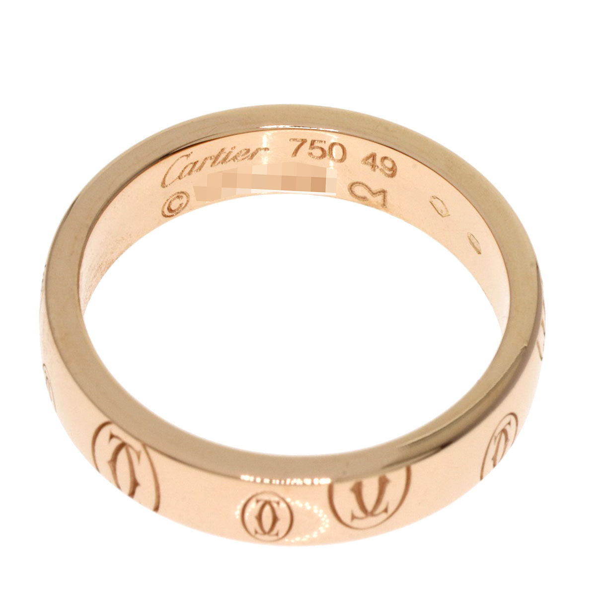 CARTIER   Ring Happy birthday # 49 K18 Pink Gold Ladies