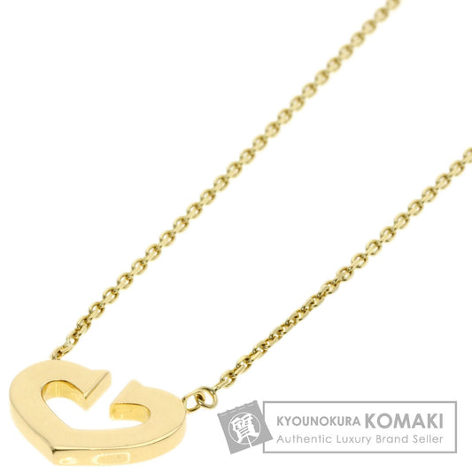 CARTIER   Necklace C heart K18 Yellow Gold Ladies