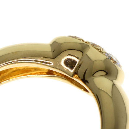 TIFFANY&Co.   Ring Heart Pave Diamond K18 Yellow Gold Ladies