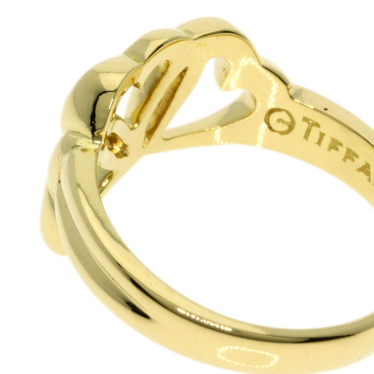 TIFFANY&Co.   Ring Triple heart K18 Yellow Gold Ladies