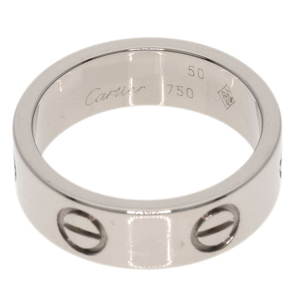 CARTIER   Ring love ring #50 K18 White Gold Ladies