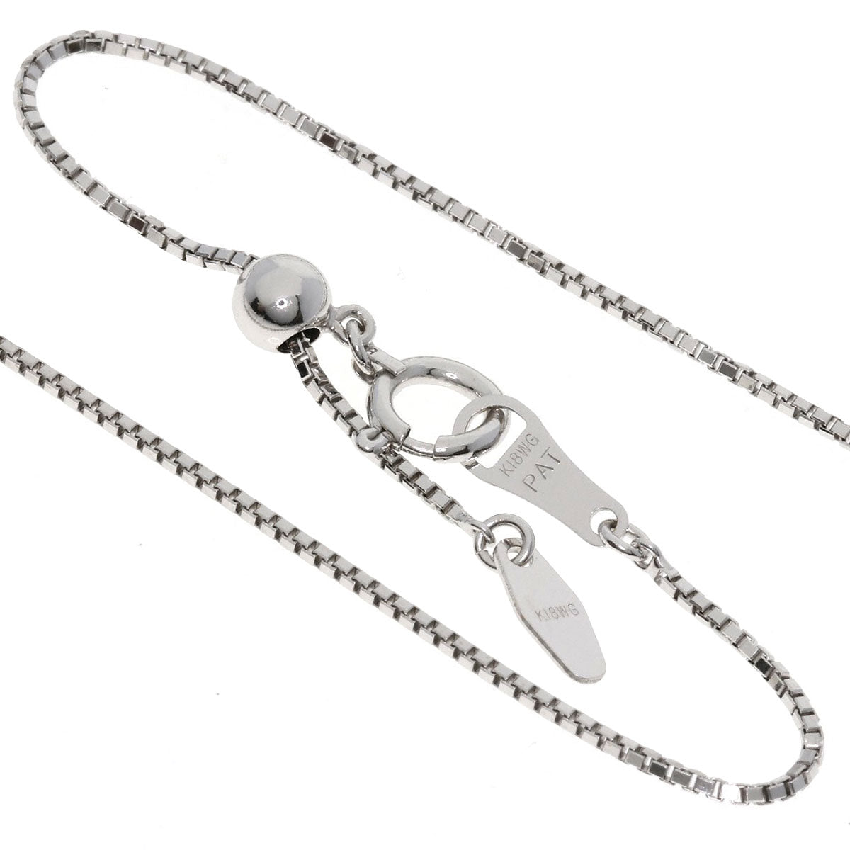 TASAKI Black butterfly Pearl Pearl Necklace K18 White Gold Ladies [Used]