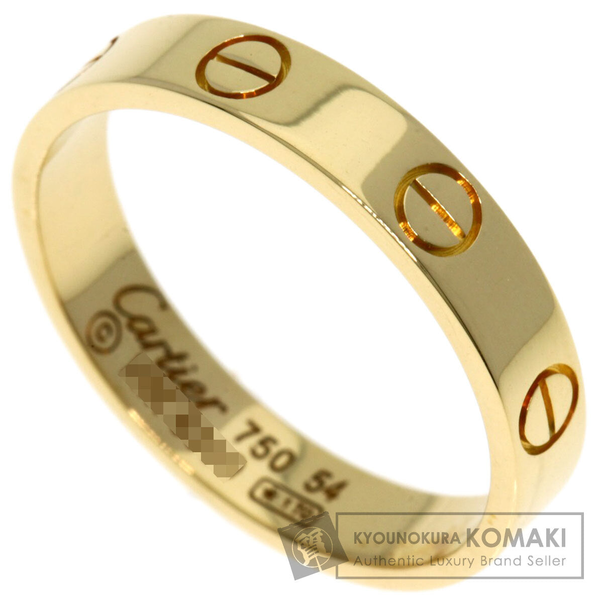 CARTIER   Ring mini love ring #54 K18 Yellow Gold Ladies