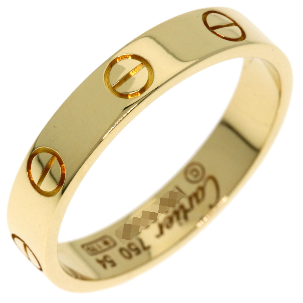 CARTIER   Ring mini love ring #54 K18 Yellow Gold Ladies