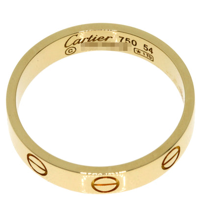 CARTIER   Ring mini love ring #54 K18 Yellow Gold Ladies