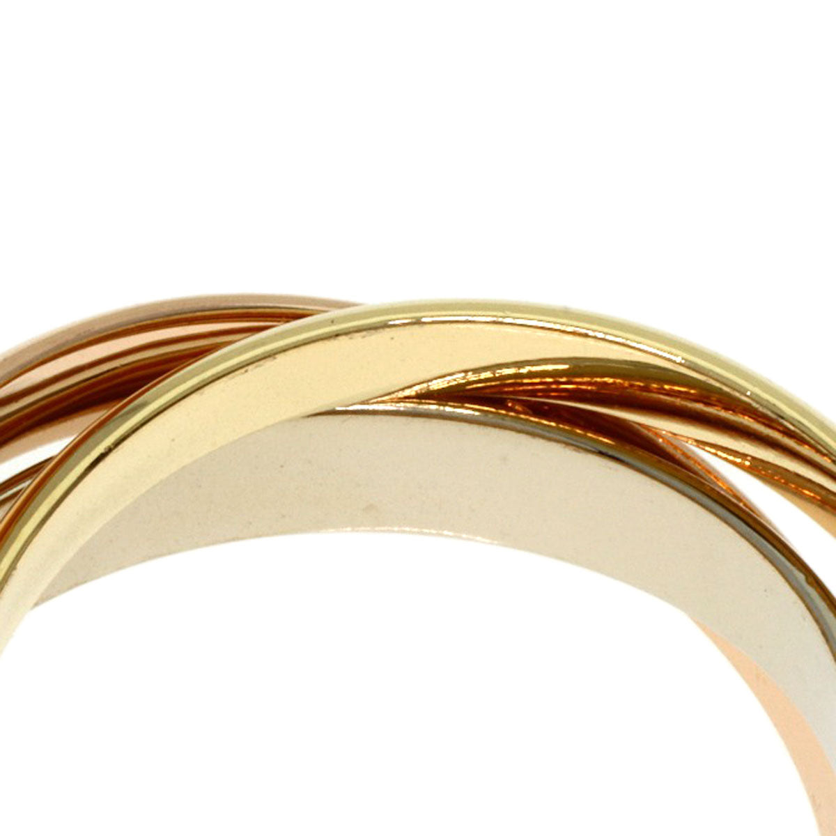 CARTIER   Ring Trinity #57 K18 Yellow Gold K18 White GoldLadies