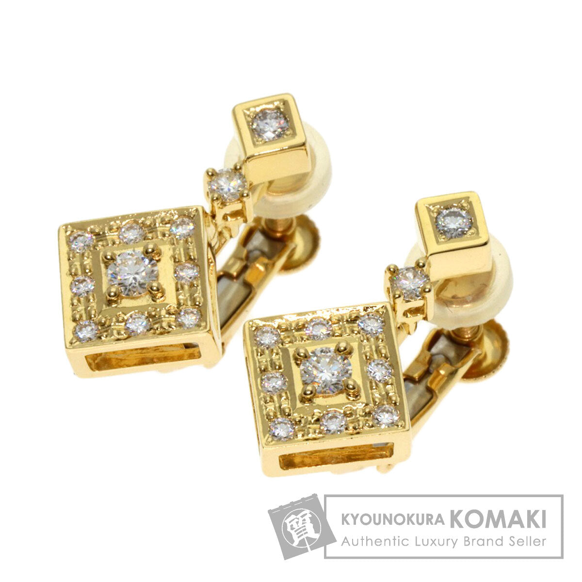 TASAKI   Earring Diamond K18 Yellow Gold Ladies