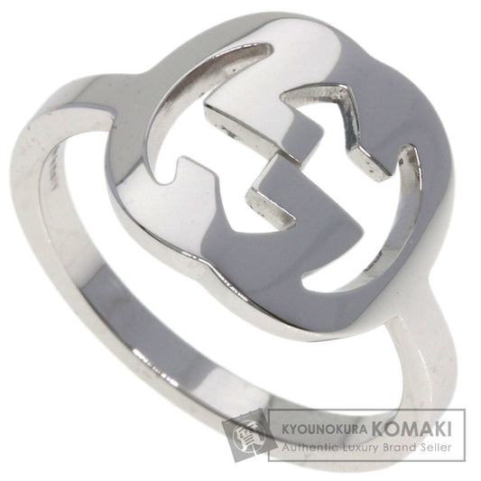 GUCCI   Ring GG Logo #11 K18 White Gold Ladies