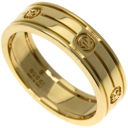 GUCCI   Ring Interlocking #21 K18 Yellow Gold Ladies