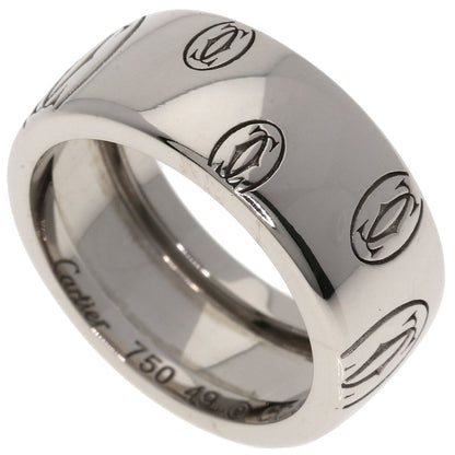 CARTIER   Ring Happy Birthday LM #49 K18 White Gold Ladies