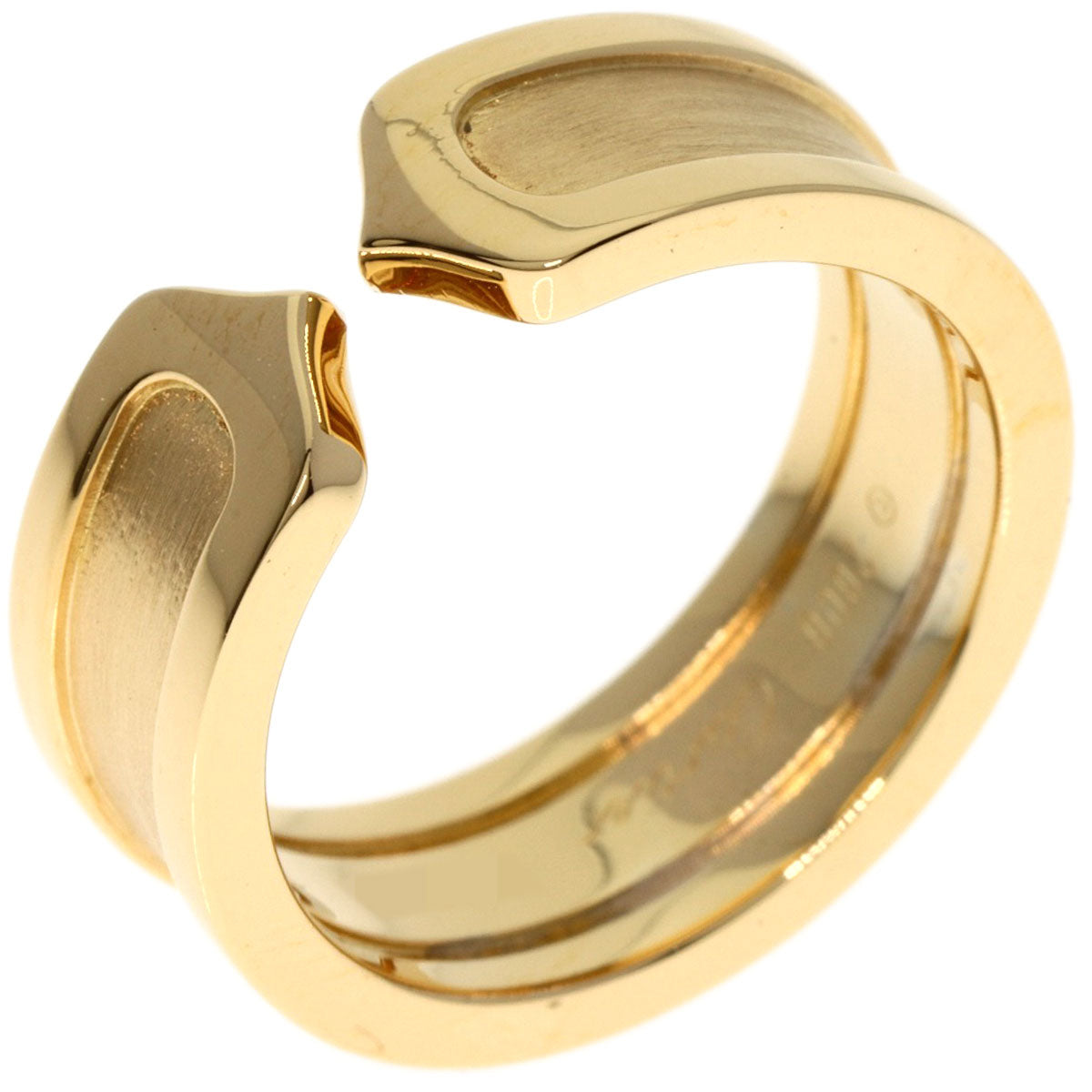 CARTIER   Ring C2 Ring SM #48 K18 Yellow Gold Ladies