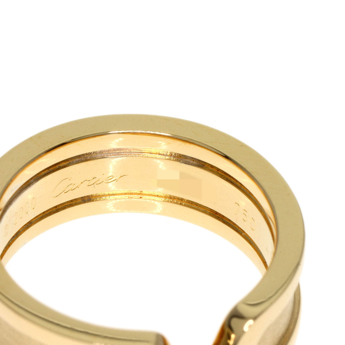 CARTIER   Ring C2 Ring SM #48 K18 Yellow Gold Ladies