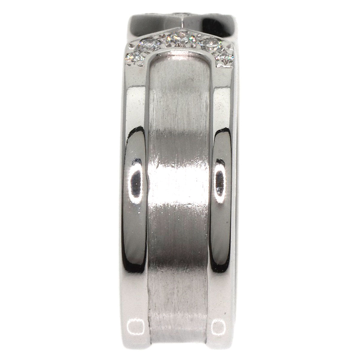 CARTIER   Ring C2 SM Diamond #48 K18 White Gold Ladies