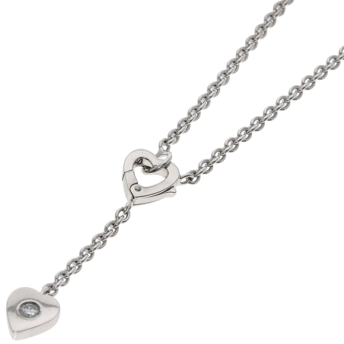 CARTIER   Necklace Monamour Diamond K18 White Gold Ladies