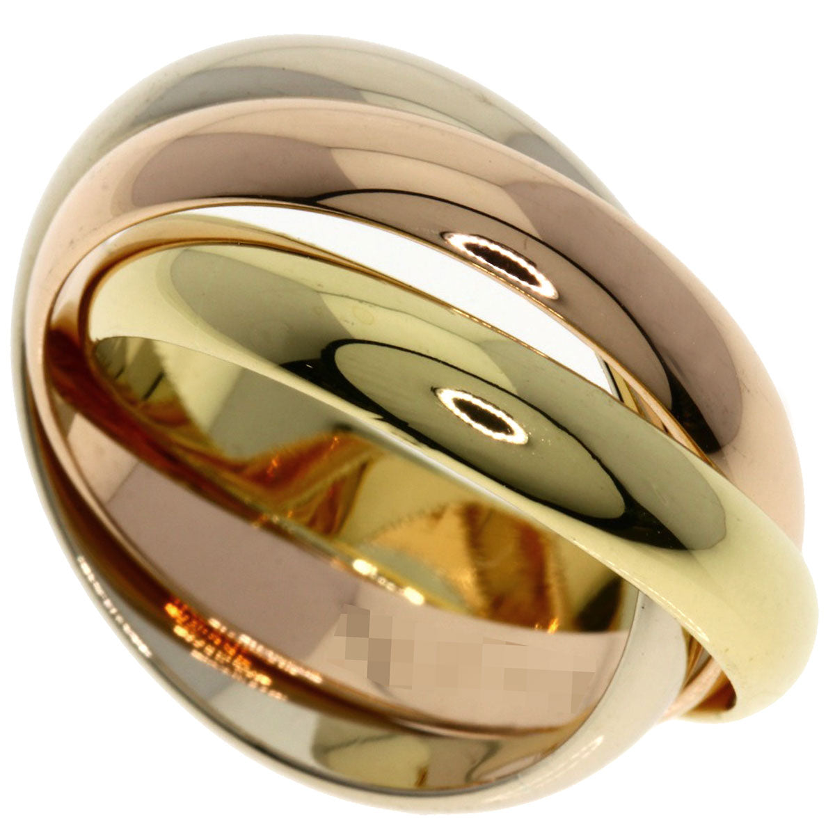 CARTIER   Ring Trinity MM #56 K18 Yellow Gold K18 White GoldLadies