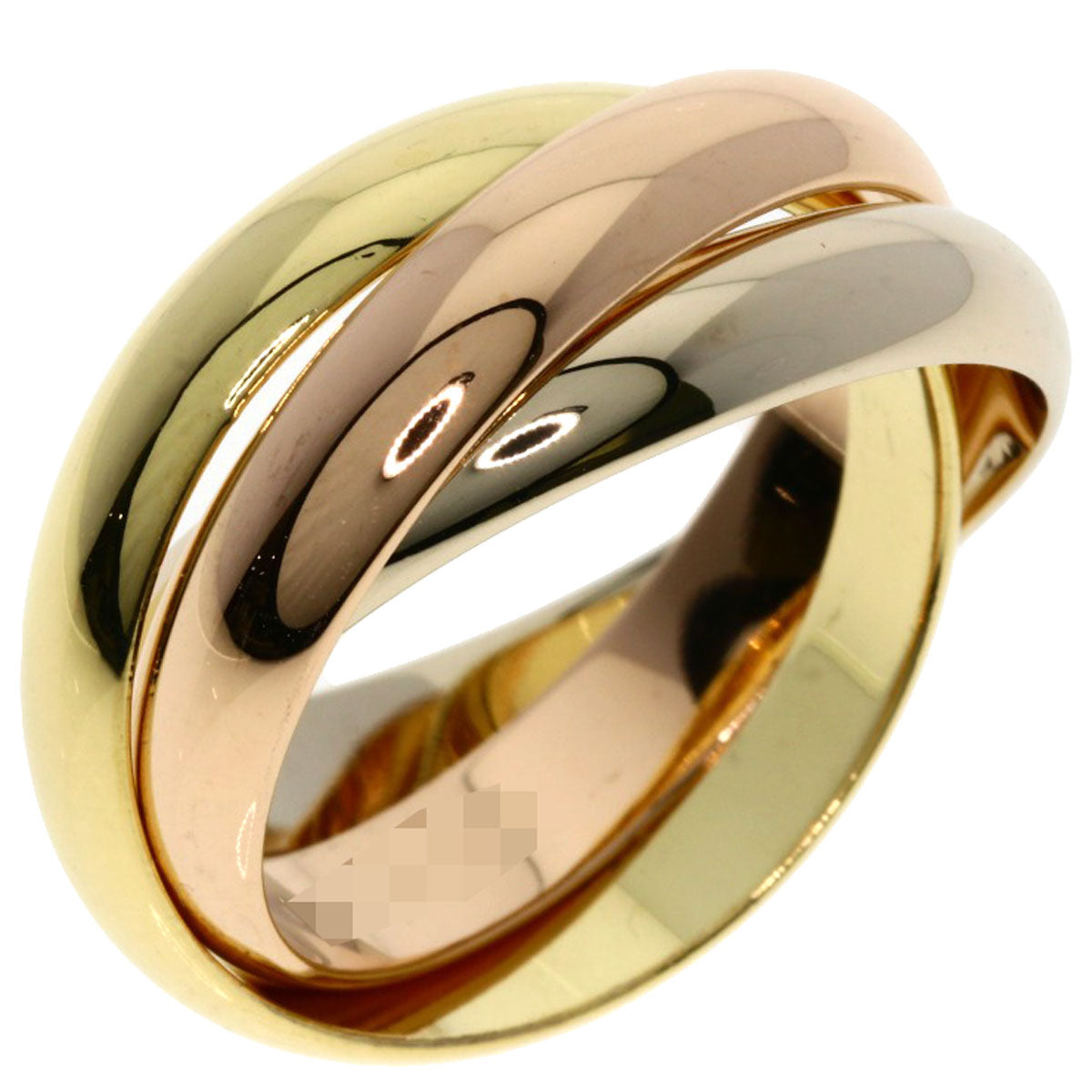 CARTIER   Ring Trinity MM #56 K18 Yellow Gold K18 White GoldLadies