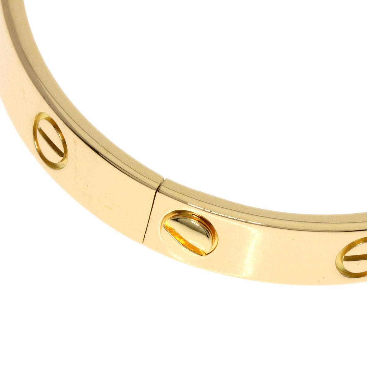 CARTIER LOVE Bracelets # 16 with driver Bracelet K18 Yellow Gold Ladies [Used]