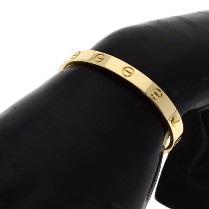 CARTIER LOVE Bracelets # 16 with driver Bracelet K18 Yellow Gold Ladies [Used]
