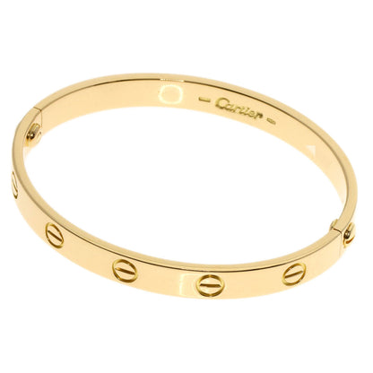 CARTIER LOVE Bracelets # 16 with driver Bracelet K18 Yellow Gold Ladies [Used]