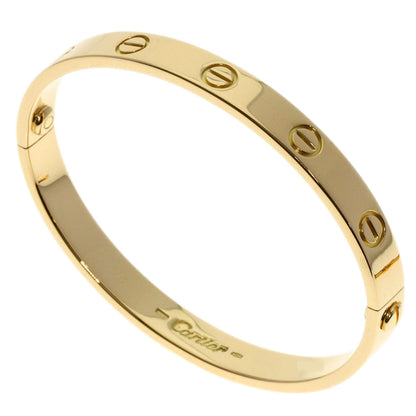 CARTIER LOVE Bracelets # 16 with driver Bracelet K18 Yellow Gold Ladies [Used]