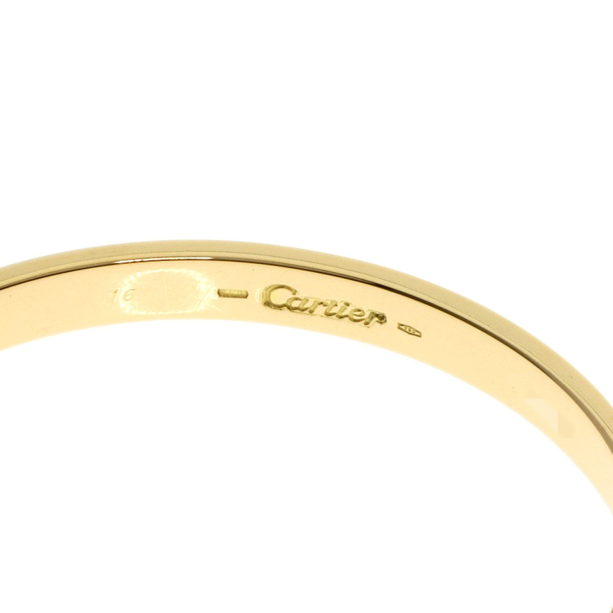 CARTIER LOVE Bracelets # 16 with driver Bracelet K18 Yellow Gold Ladies [Used]