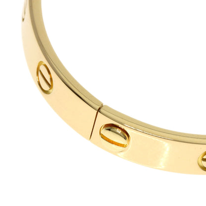 CARTIER LOVE Bracelets # 16 with driver Bracelet K18 Yellow Gold Ladies [Used]