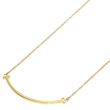 TIFFANY&Co.   Necklace T smile small K18 Yellow Gold Ladies