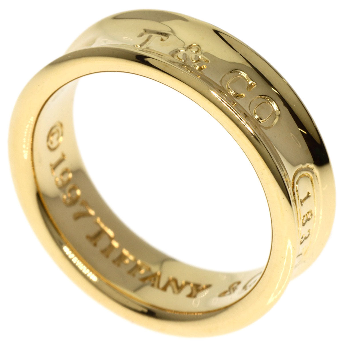 TIFFANY&Co.   Ring 1837 Narrow K18 Yellow Gold Ladies