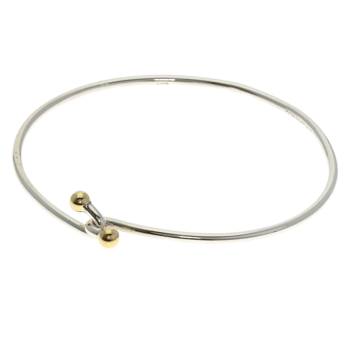 TIFFANY&Co.   Bracelet Double hook bangle Silver 18K Yellow GoldLadies