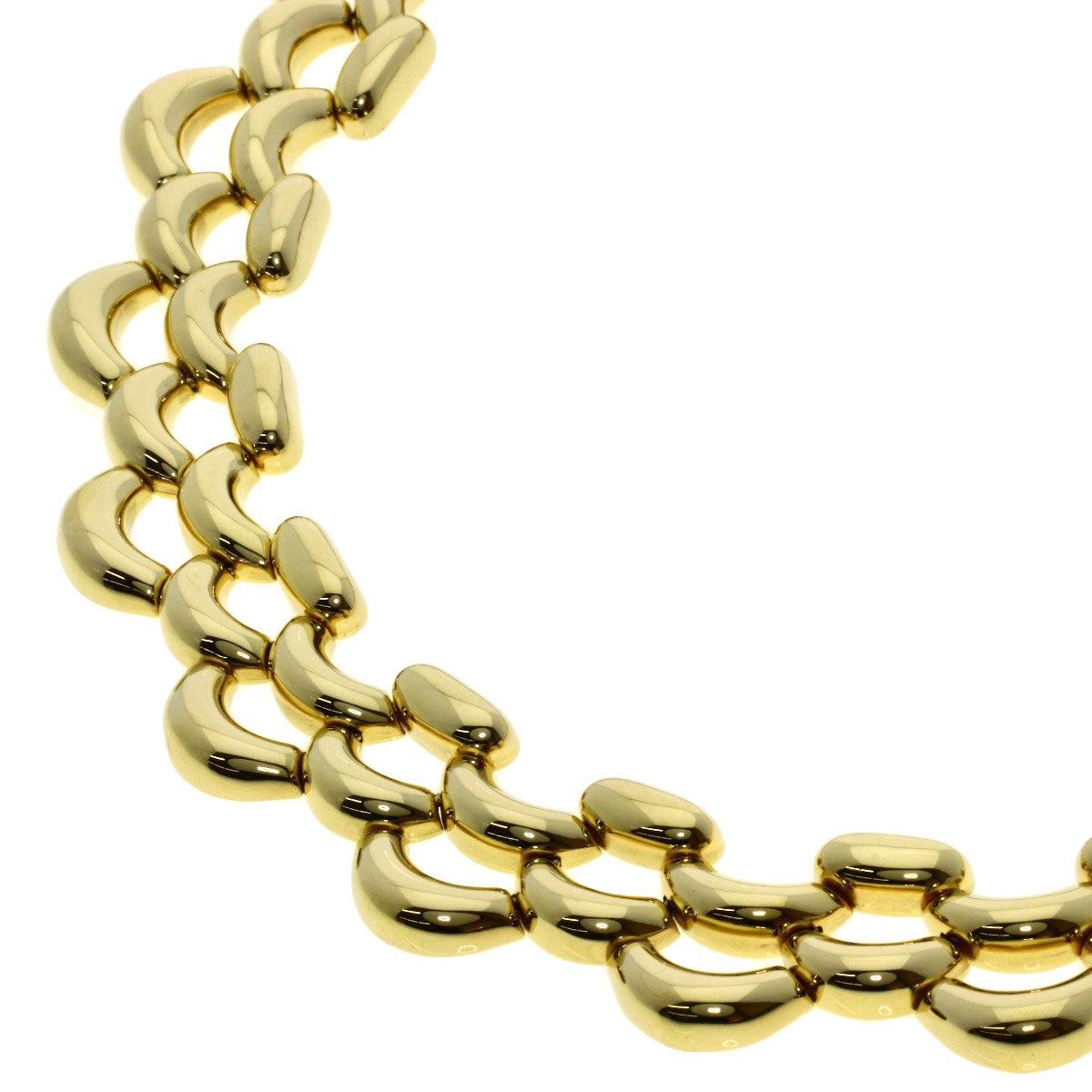 CARTIER   Necklace vintage design K18 Yellow Gold Ladies