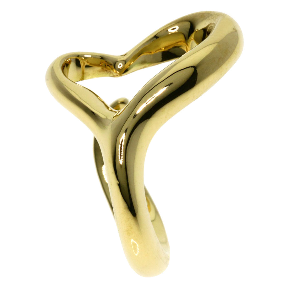 TIFFANY&Co.   Ring Open heart K18 Yellow Gold Ladies