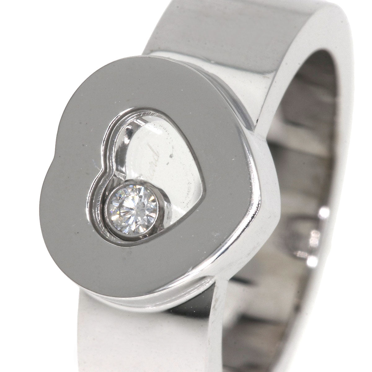 Chopard   Ring Happy Diamond K18 White Gold Ladies