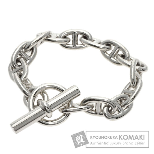 HERMES   Bracelet Shane Dunkle MM Silver Ladies