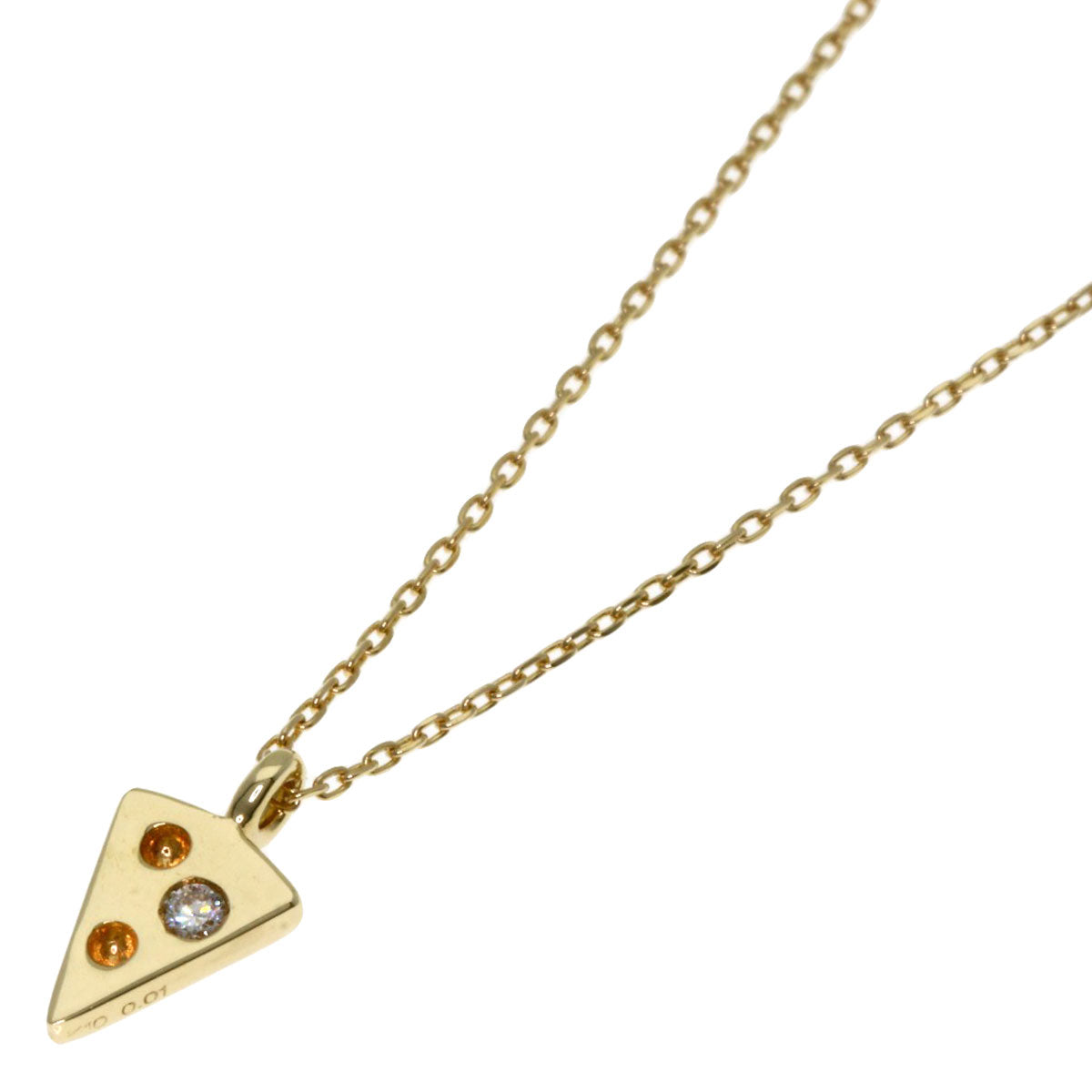 Ponte Vecchio   Necklace Diamond K10 Yellow Gold Ladies