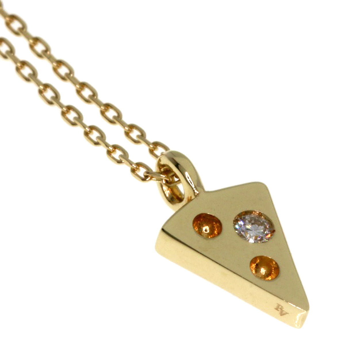 Ponte Vecchio   Necklace Diamond K10 Yellow Gold Ladies