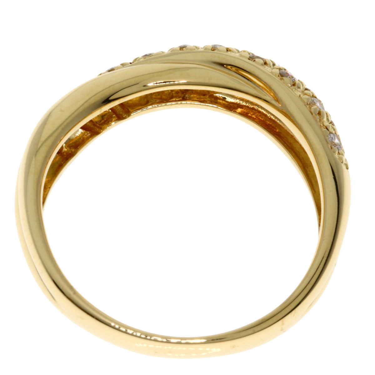 VANDOME   Ring Diamond K18 Yellow Gold Ladies