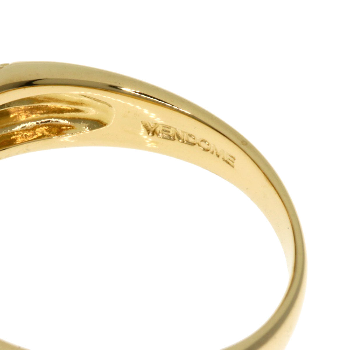 VANDOME   Ring Diamond K18 Yellow Gold Ladies