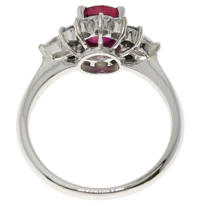 1.45ct Ruby Diamond Ring Platinum PT900  5.5g　Ladies