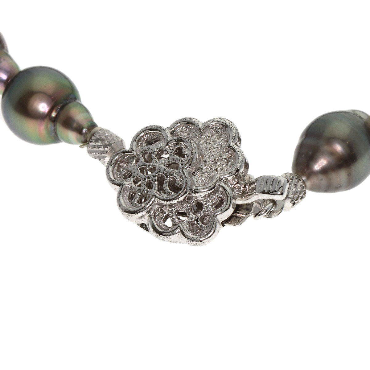 Baroque pearl Pearl Necklace Silver  58.5g�@Ladies