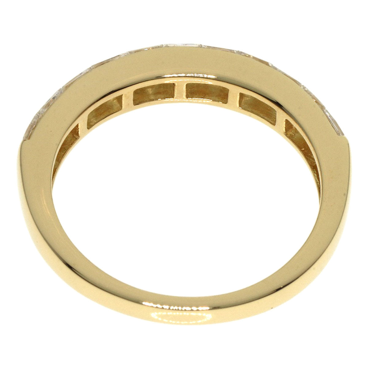 Diamond Ring K18 Yellow Gold  2.9g　Ladies