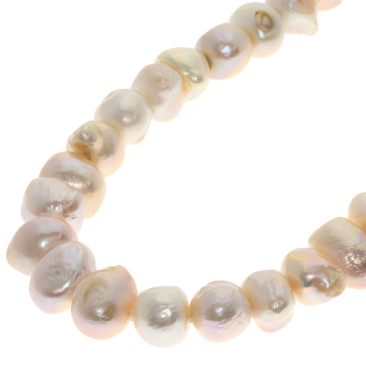 Baroque pearl Pearl Necklace Silver 104.9g　Ladies