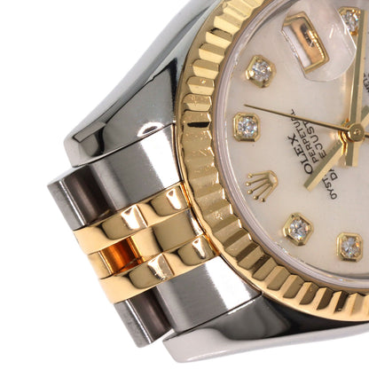ROLEX DATEJUST 10P Diamond Watches 179173NG Stainless Steel/SSxK18YG Ladies