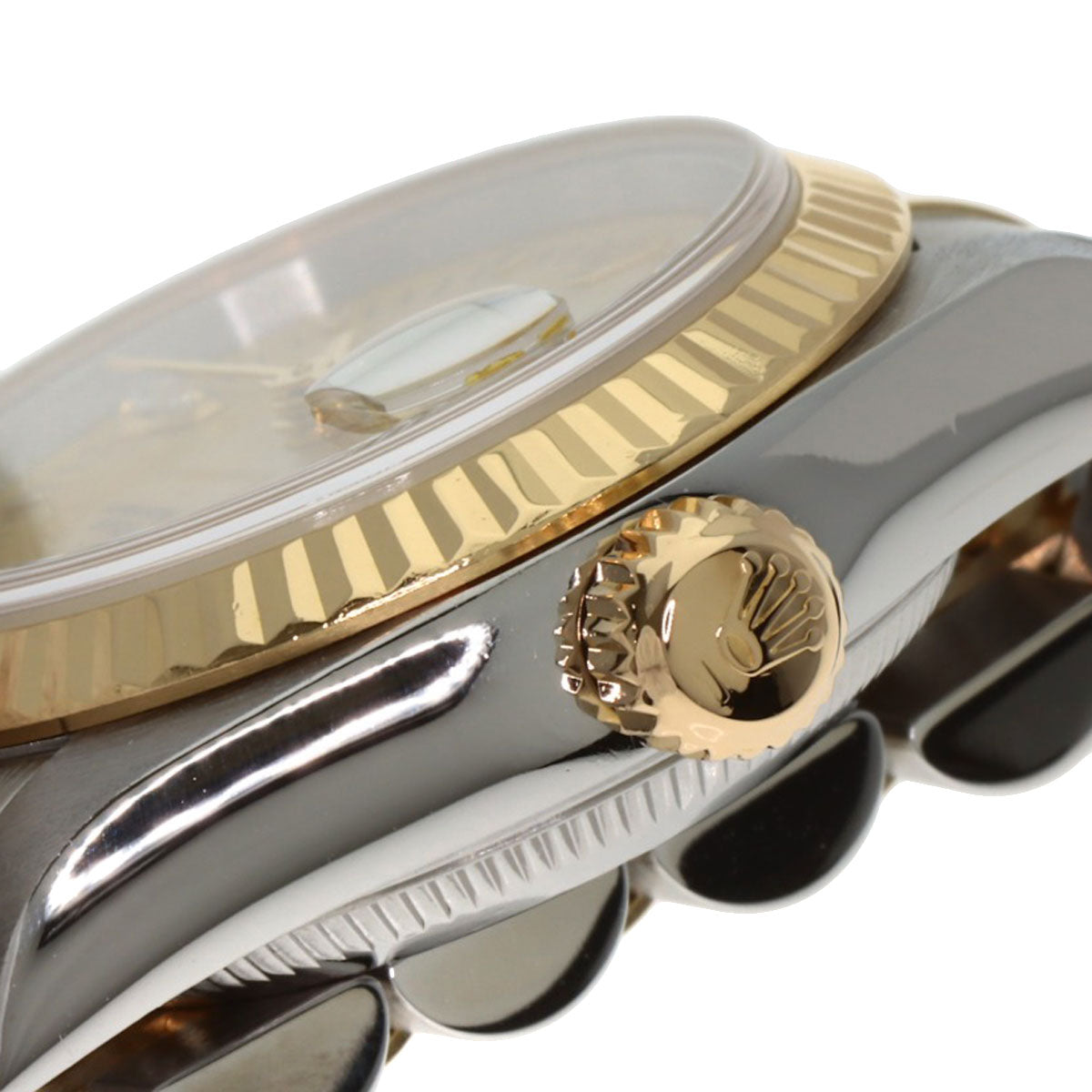 ROLEX Datejust Yellow Shell 2P Diamond Watches 79173N2BR Stainless Steel/SSxK18YG Ladies