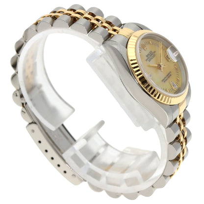 ROLEX Datejust Yellow Shell 2P Diamond Watches 79173N2BR Stainless Steel/SSxK18YG Ladies