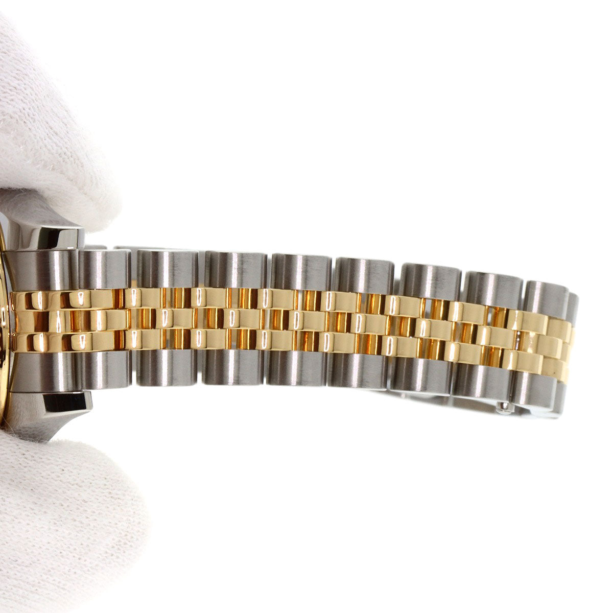 ROLEX Datejust 10P Diamond Meteorite Watches 179173G Stainless Steel/SSxK18YG Ladies