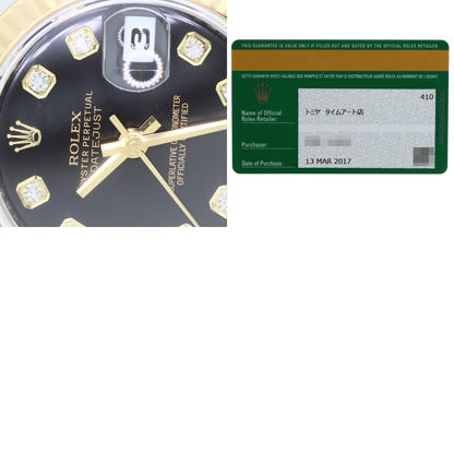 ROLEX DATEJUST 10P Diamond Watches 179173G Stainless Steel/SSxK18YG Ladies