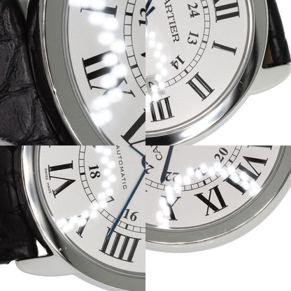 CARTIER Ronde Solo de Cartier XL Watches W6701010 Stainless Steel/Leather mens